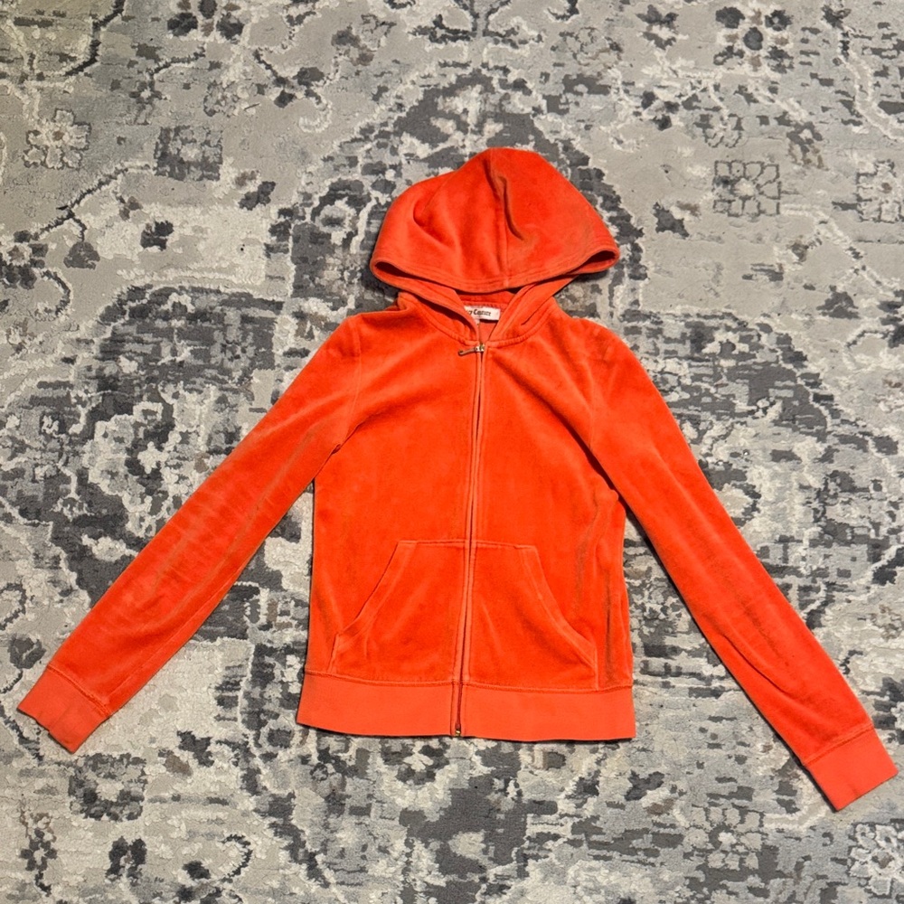 Juicy couture bright Orange Hooded Jacket